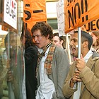 Demonstration against Charles Clarke